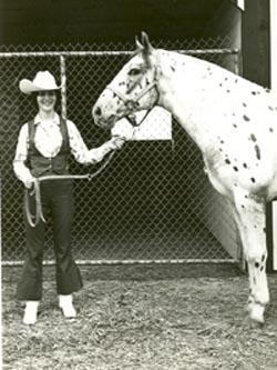 Jackie Moreau with Cinco's Sitting Bull