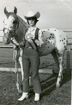 Jackie Moreau with Cinco's Sitting Bull