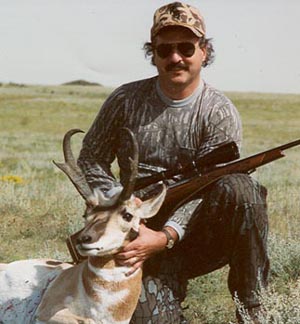 Jay with antelope